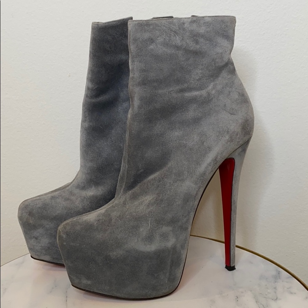 Louboutin Daffodile Platform Booties